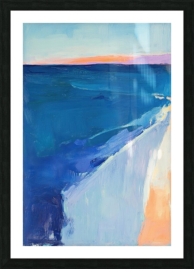 Azure Horizon Glow 29H7N 53 Picture Frame print