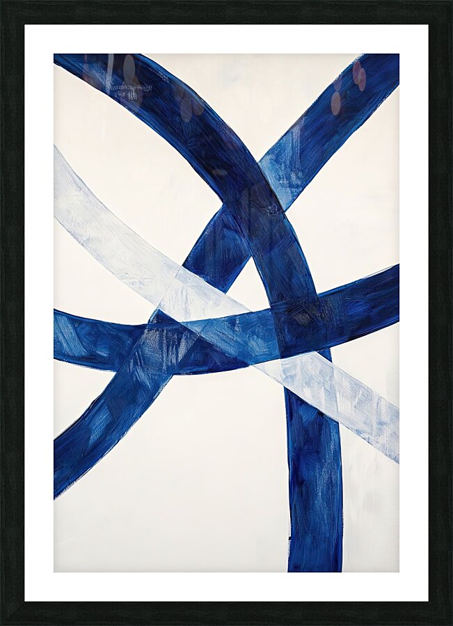 Azure Interlace NH793B 53 Picture Frame print