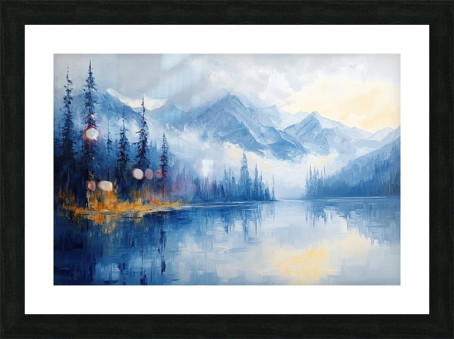 Azure Mountain Serenity 9P3N2H 57 Picture Frame print