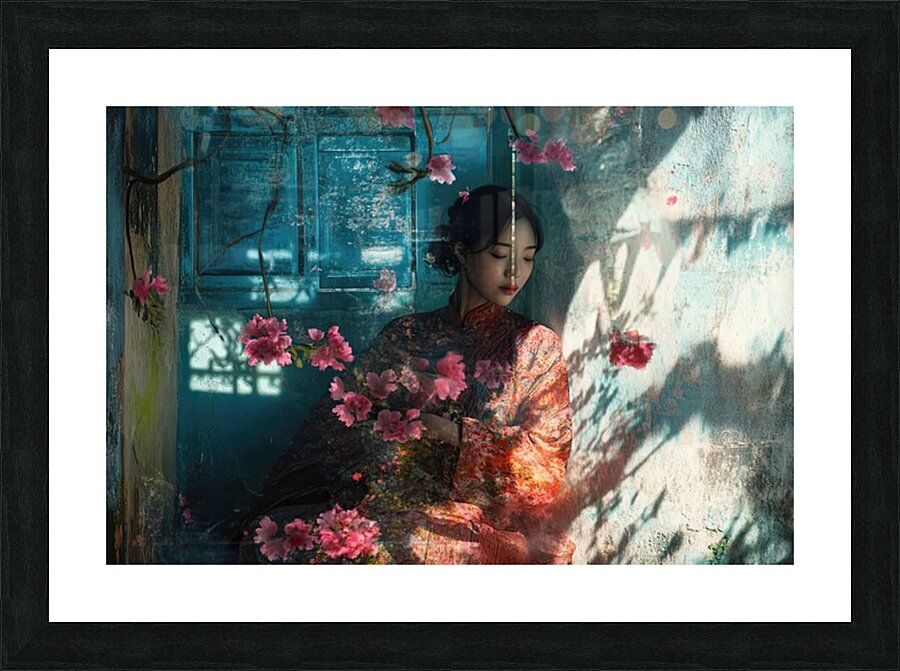 Azure Reverie J9HNP2 60 Picture Frame print