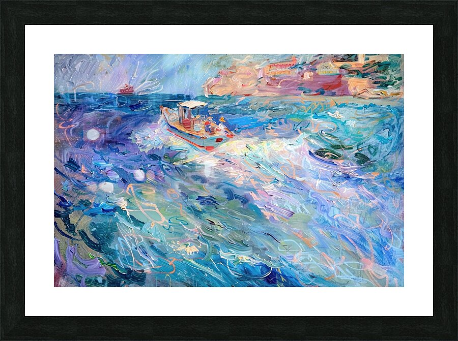 Azure Sea Voyage H92PNB 56 Picture Frame print