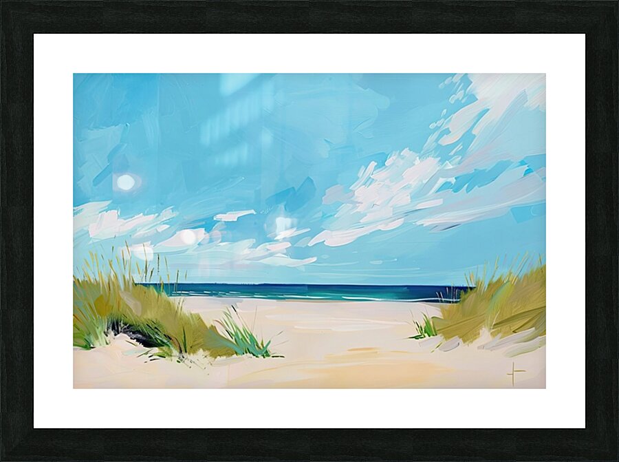 Azure Seascape Serenity H2N9P2 51 Picture Frame print