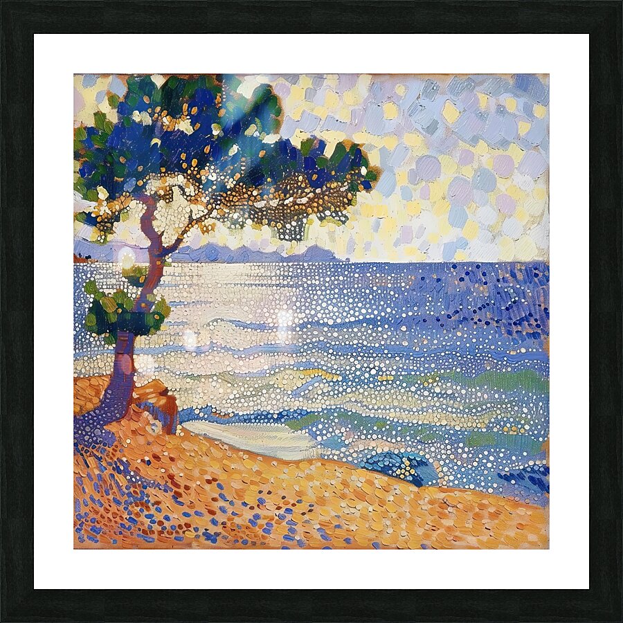 Azure Shore Reverie H9P2N4 55 Picture Frame print
