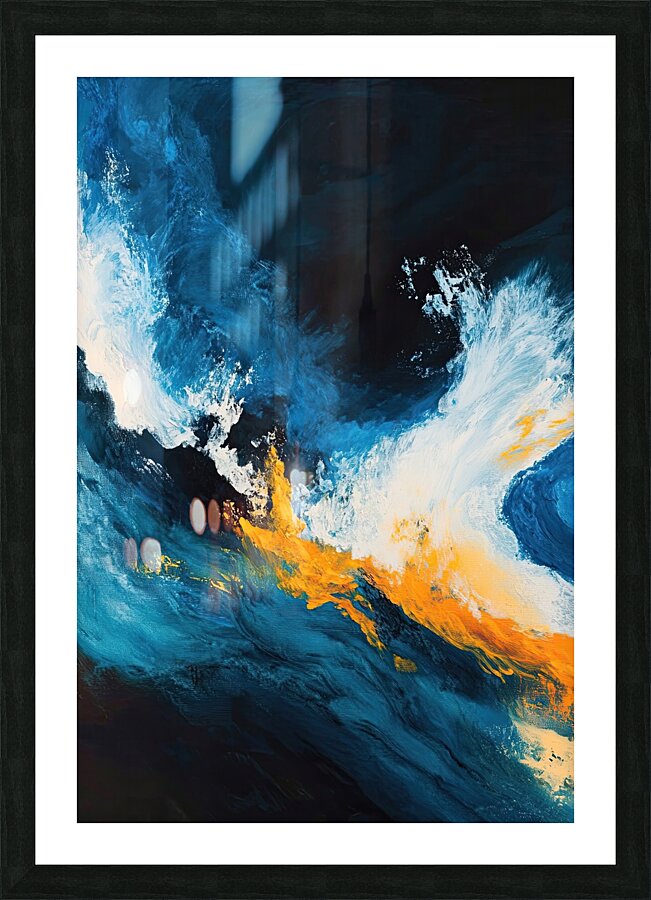 Azure Turbulence NHB925 52 Picture Frame print