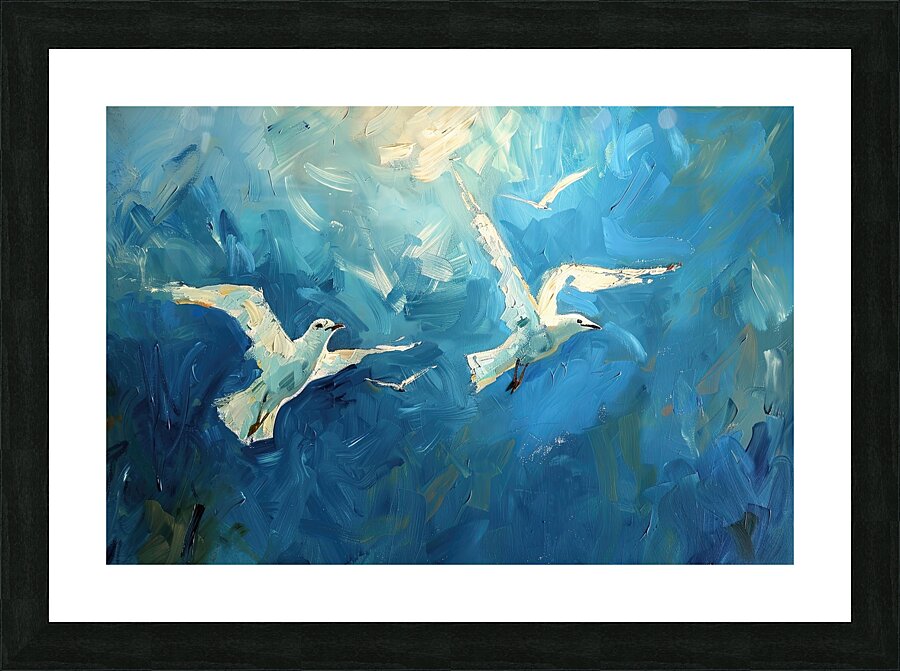 Azure Wings Soaring High Z92HNP 58 Picture Frame print