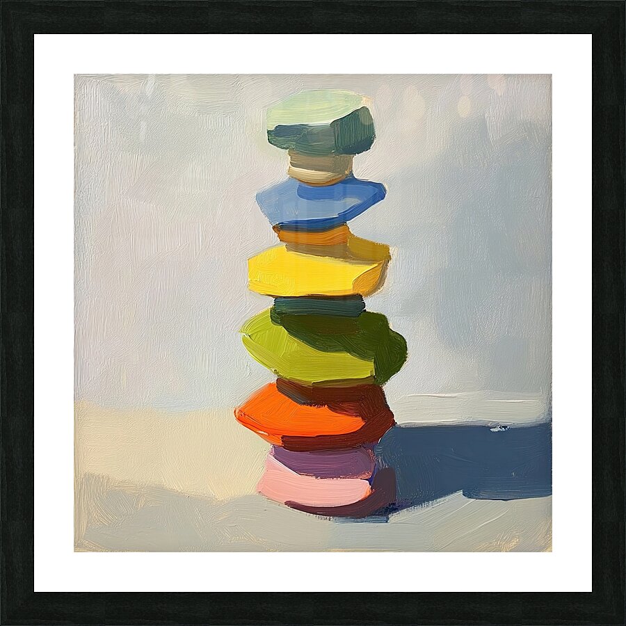 Balanced Stones KZ783P 60 Picture Frame print