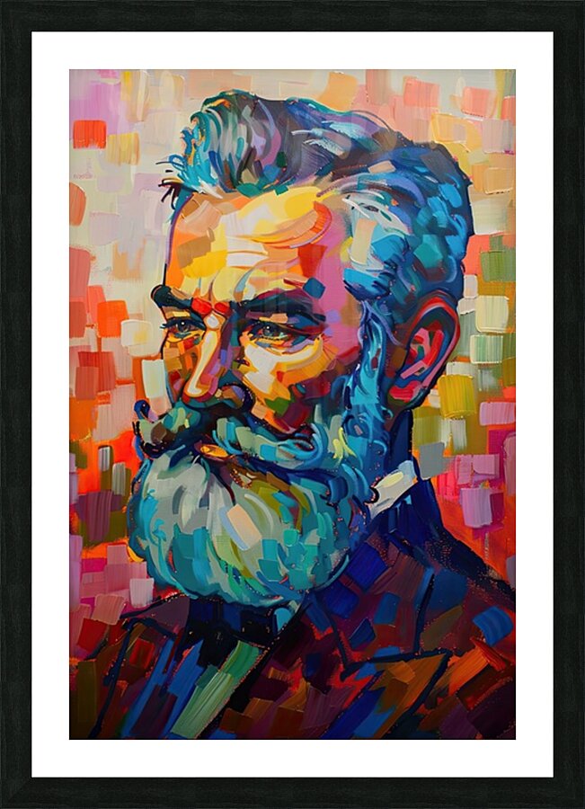 Bearded Visionary H92N3Z 55 Picture Frame print