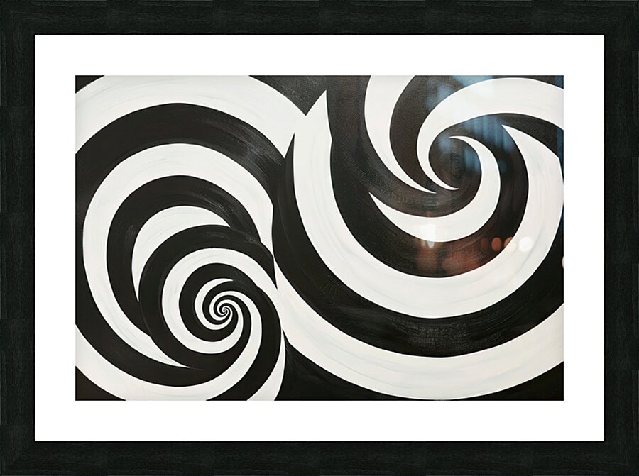Binary Vortex 7H29P4 45 Picture Frame print