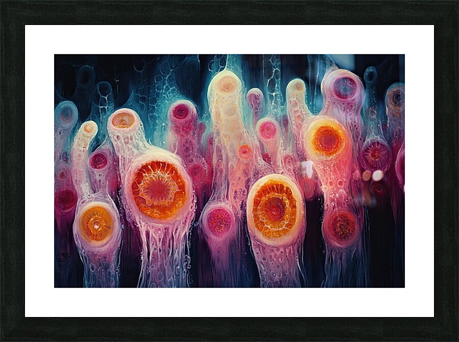 Bioluminescent Bloom 2P3H9N 60   Copy Picture Frame print