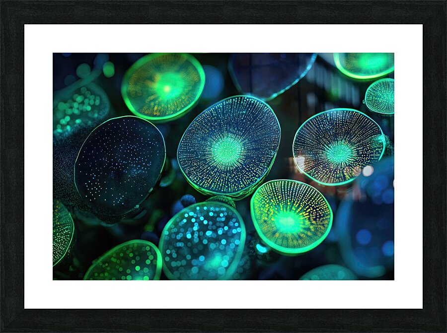 Bioluminescent Forms 7P3H9N 55   Copy Picture Frame print