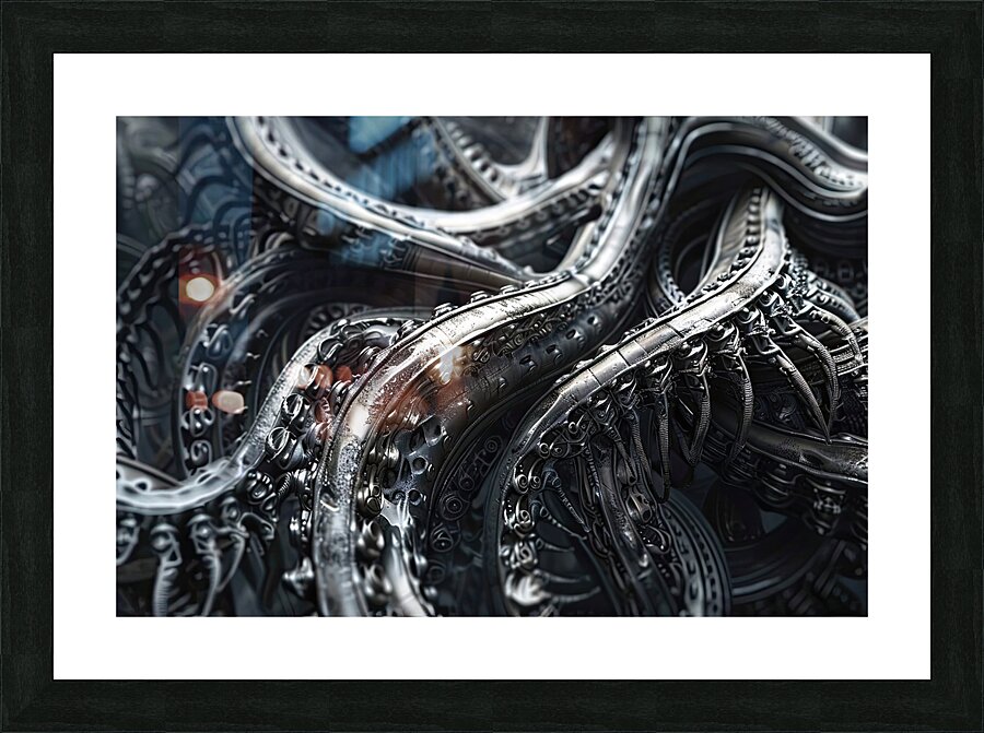 Biomechanical Elegance 7H29P4 45 Picture Frame print