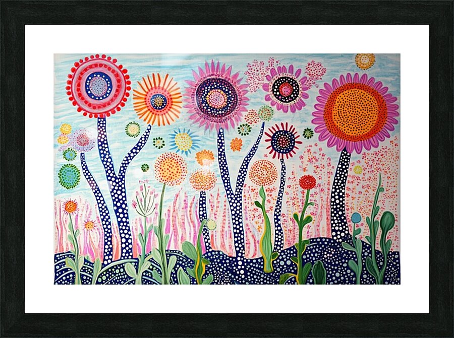 Blooming Fantasia 2P3H9N 52 Picture Frame print