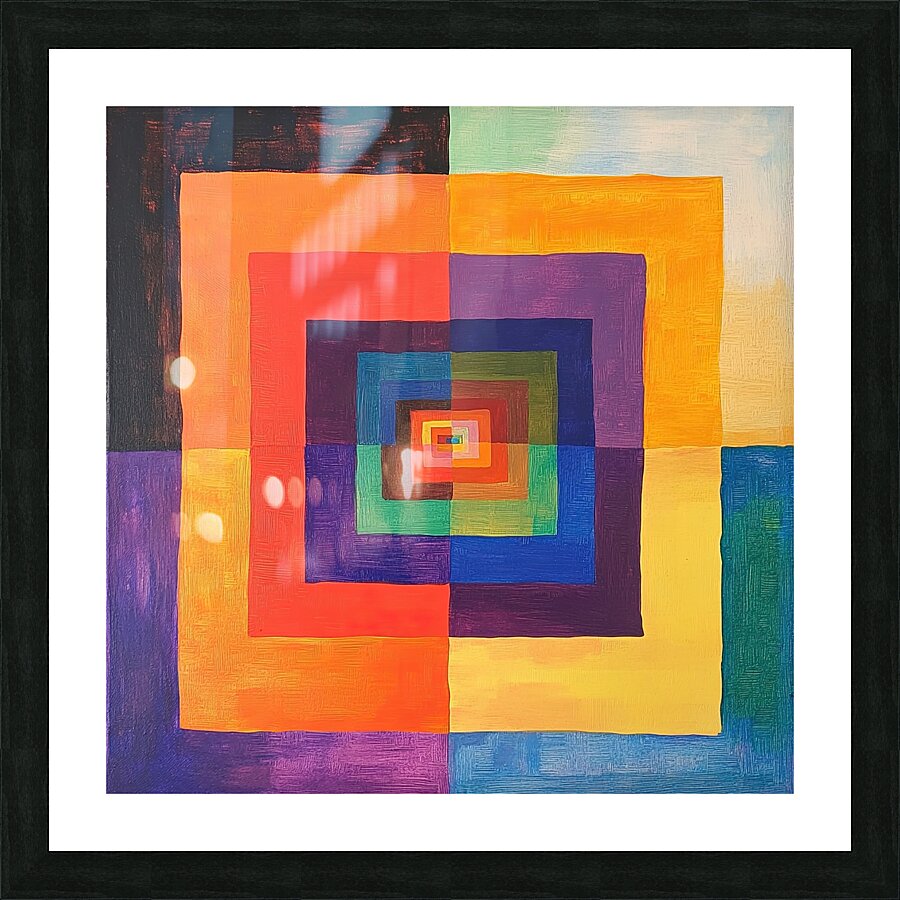 Chromatic Convergence H2N3P9 55 Picture Frame print