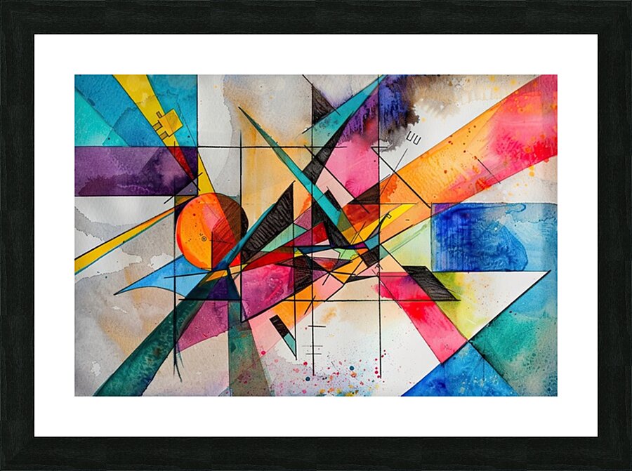 Chromatic Convergence H2NJPZ 57 Picture Frame print