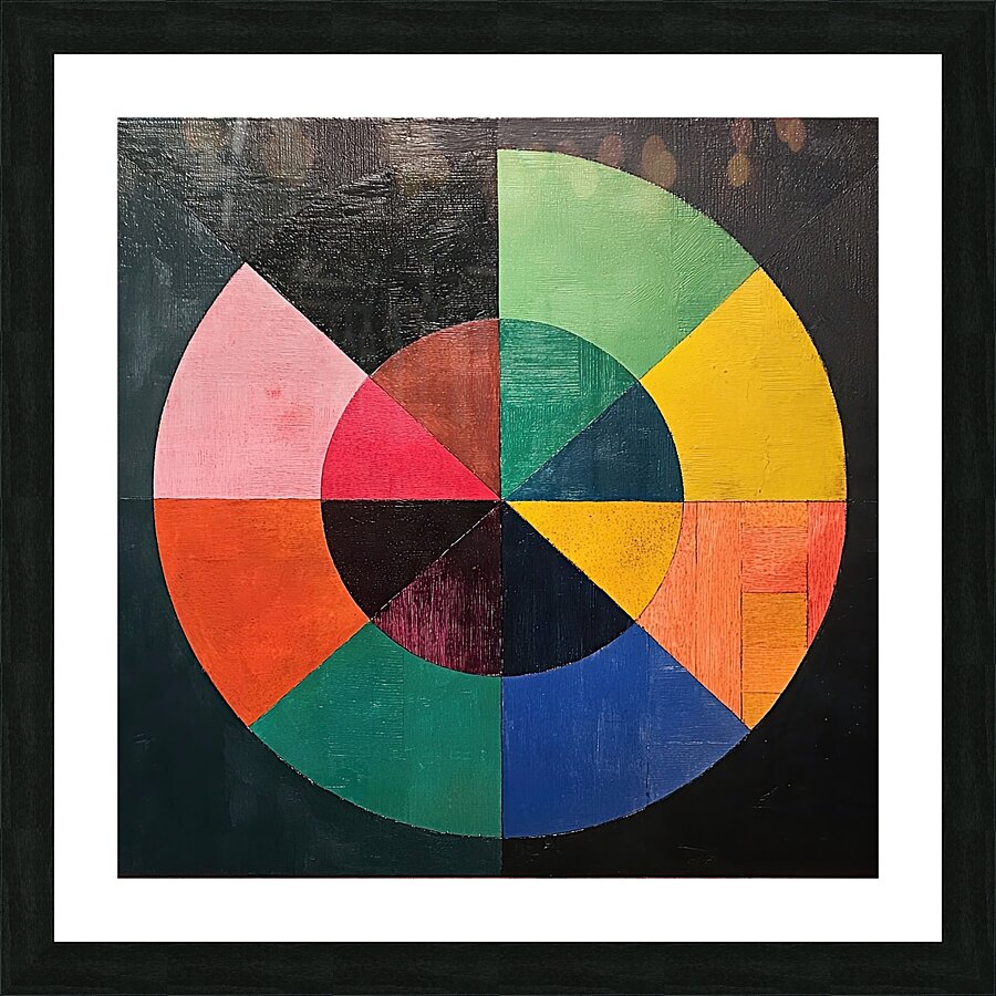 Chromatic Convergence H92J7N 47 Picture Frame print