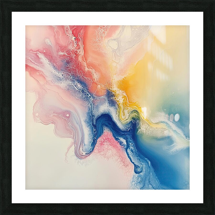 Chromatic Convergence Y59H2N 45 Picture Frame print