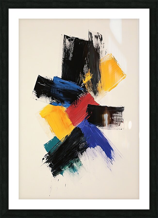 Chromatic Convergence J9H2N3 58 Picture Frame print