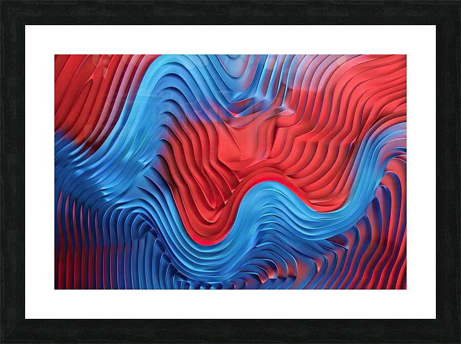 Chromatic Currents 29HBCJ 60 Picture Frame print