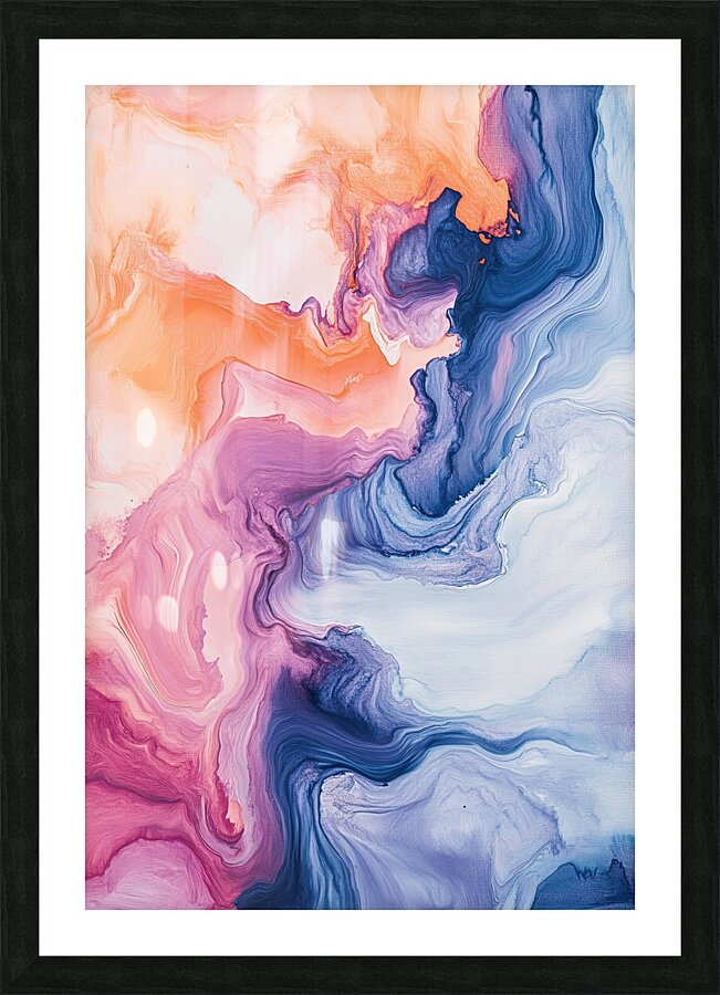 Chromatic Currents 2P9H7N 47 Picture Frame print