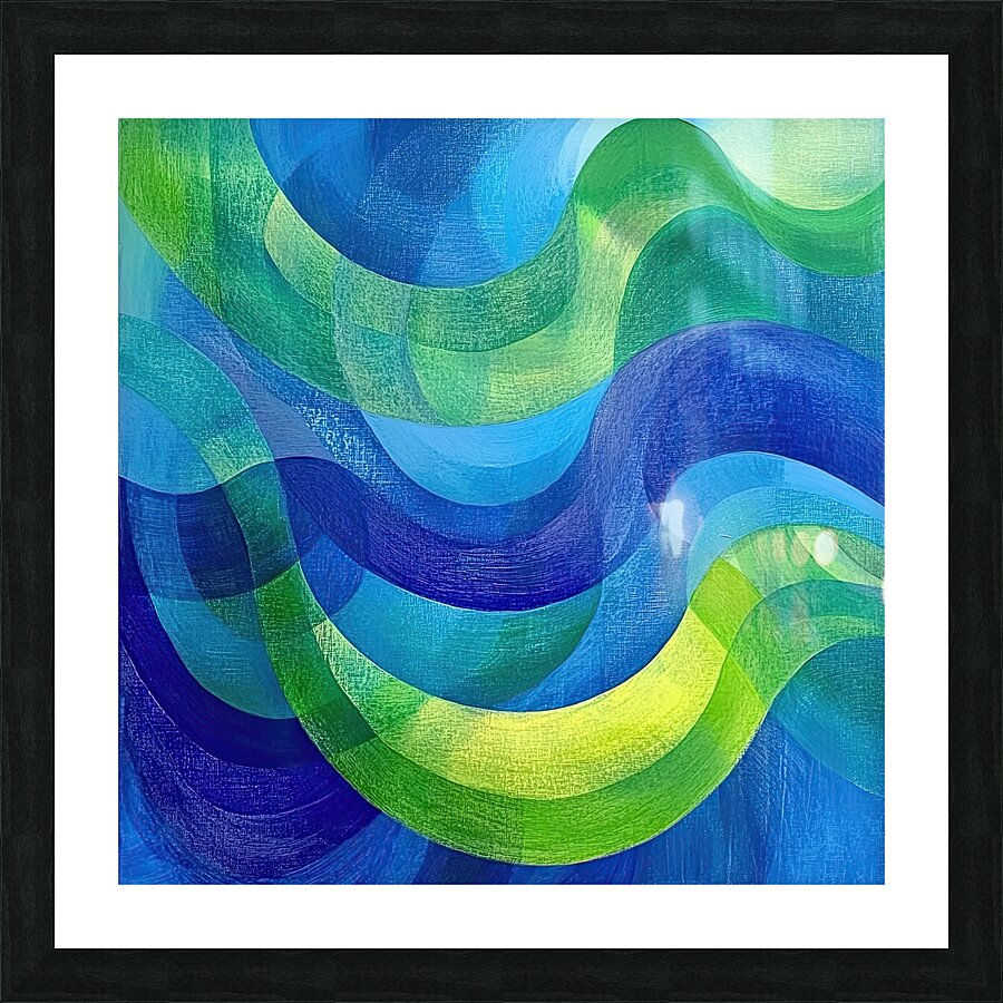 Chromatic Currents 79B2N5 48 Picture Frame print
