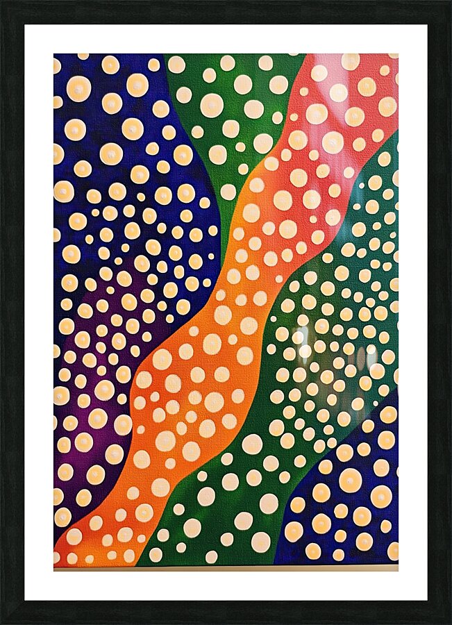 Chromatic Currents 7P3H2N 53 Picture Frame print