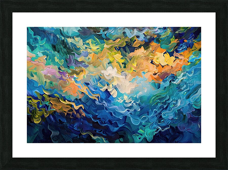 Chromatic Currents H9P4N2 48 Picture Frame print