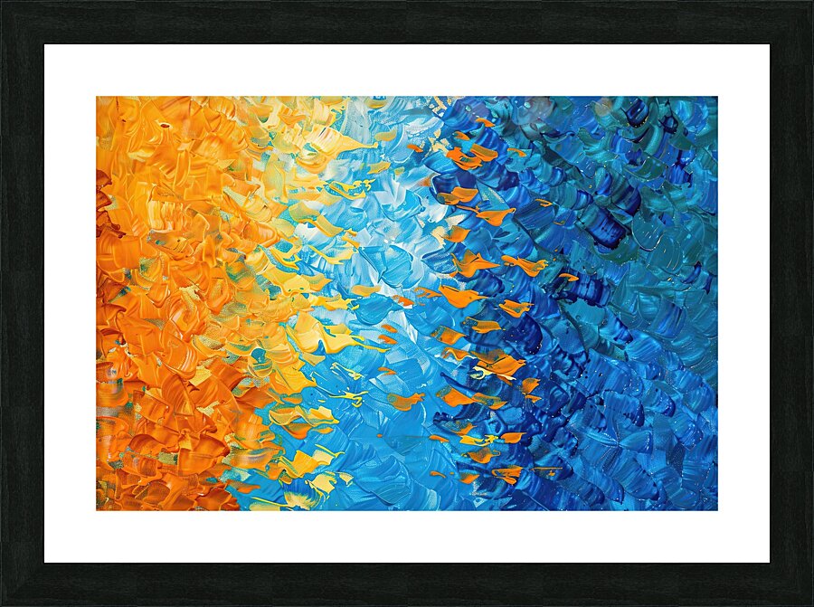 Chromatic Currents Y23K7D 49 Picture Frame print