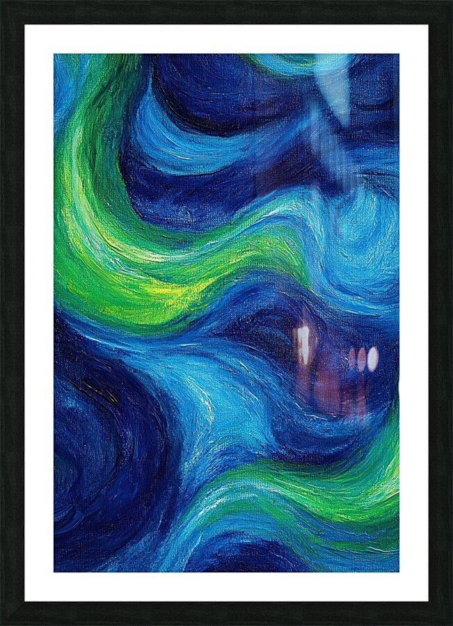 Chromatic Currents Y59H3N 55 Picture Frame print