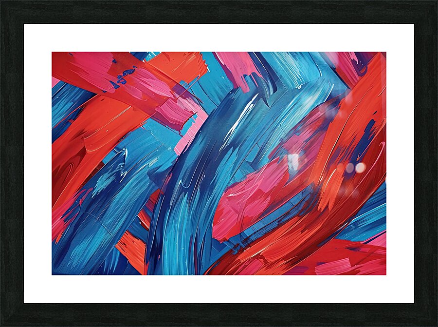 Chromatic Currents Y92H7N 58 Picture Frame print