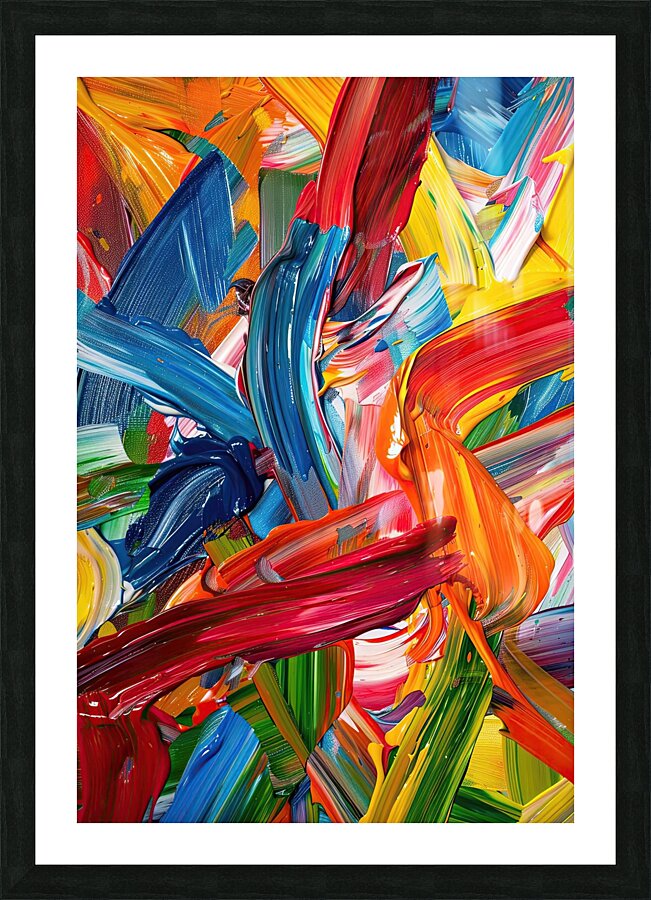 Chromatic Dance 7892B 45 Picture Frame print