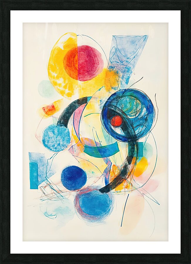 Chromatic Dance 7H29NP 47 Picture Frame print