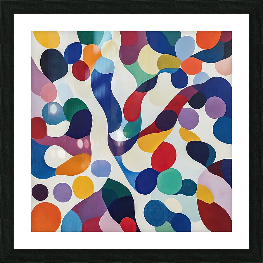Chromatic Dance 48H9P2 57 Picture Frame print