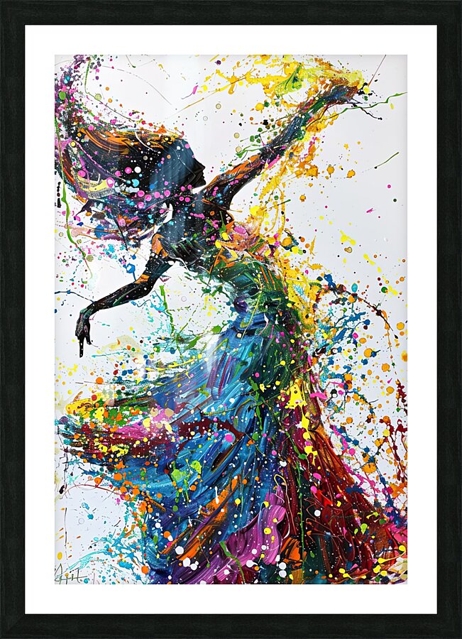 Chromatic Dance Fusion 8H3N2Z 63 Picture Frame print