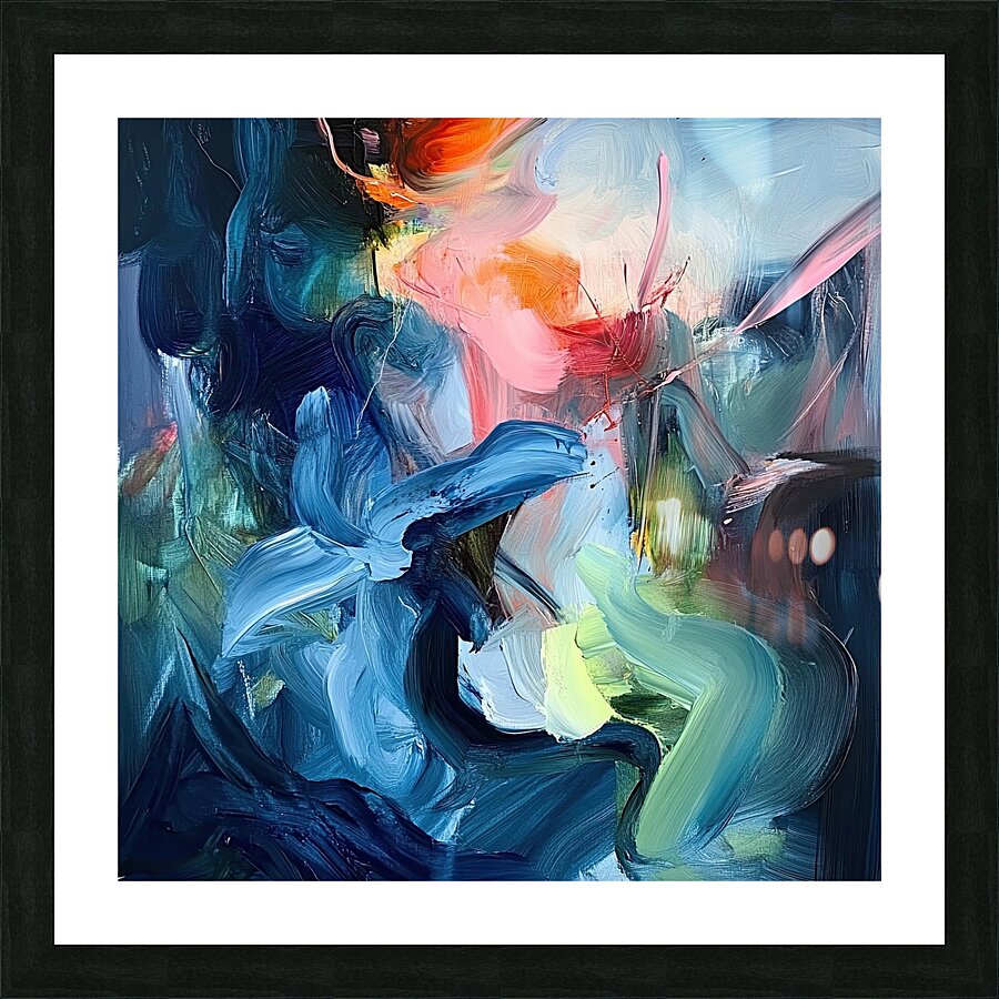 Chromatic Dance H92N3Z 57 Picture Frame print