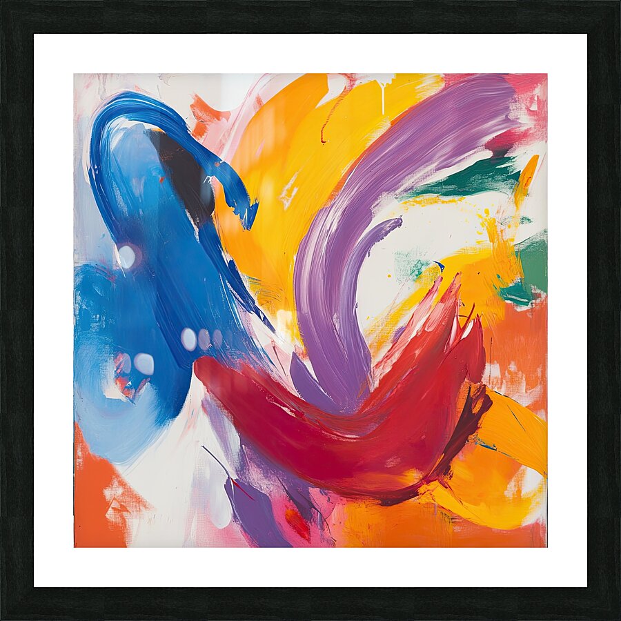 Chromatic Dance JH92N3 57 Picture Frame print