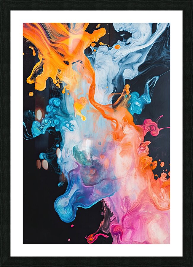 Chromatic Dance KH9N5P 60 Picture Frame print