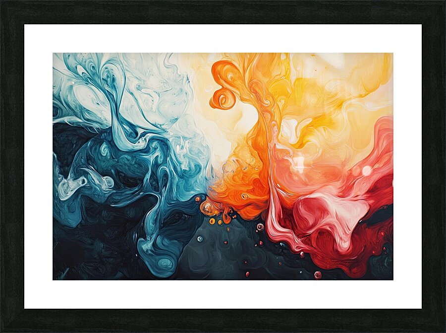 Chromatic Dance Y392HN 60 Picture Frame print