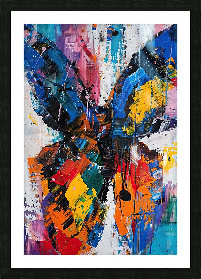 Chromatic Dance Y59H2N 52 Picture Frame print