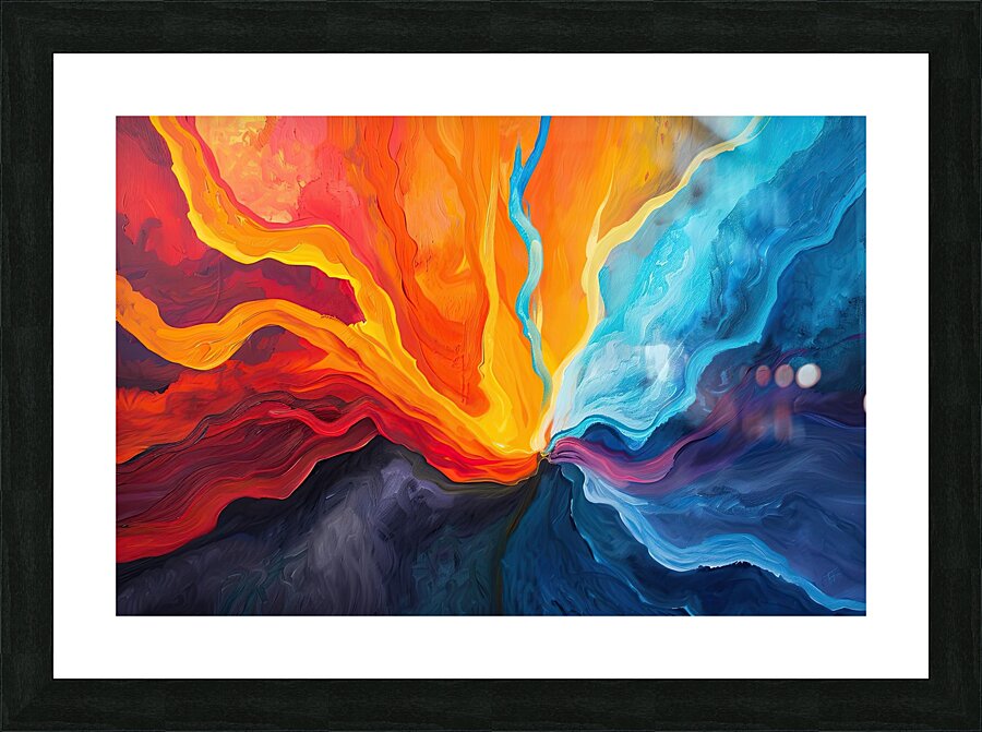 Chromatic Fusion Y98H7N 57 Picture Frame print