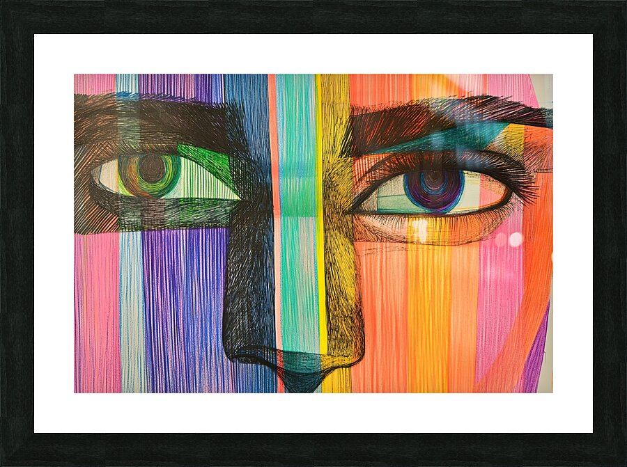 Chromatic Gaze 2P3H9N 60 Picture Frame print