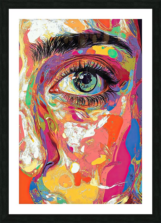 Chromatic Gaze JH92N3 55 Picture Frame print