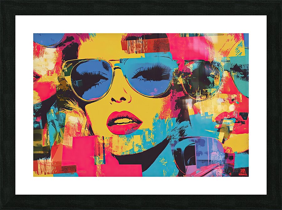 Chromatic Glamour Burst Y92HK8 60 Picture Frame print