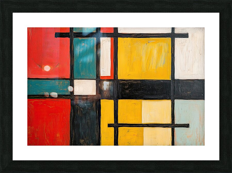 Chromatic Grid Y7H92N 48 Picture Frame print