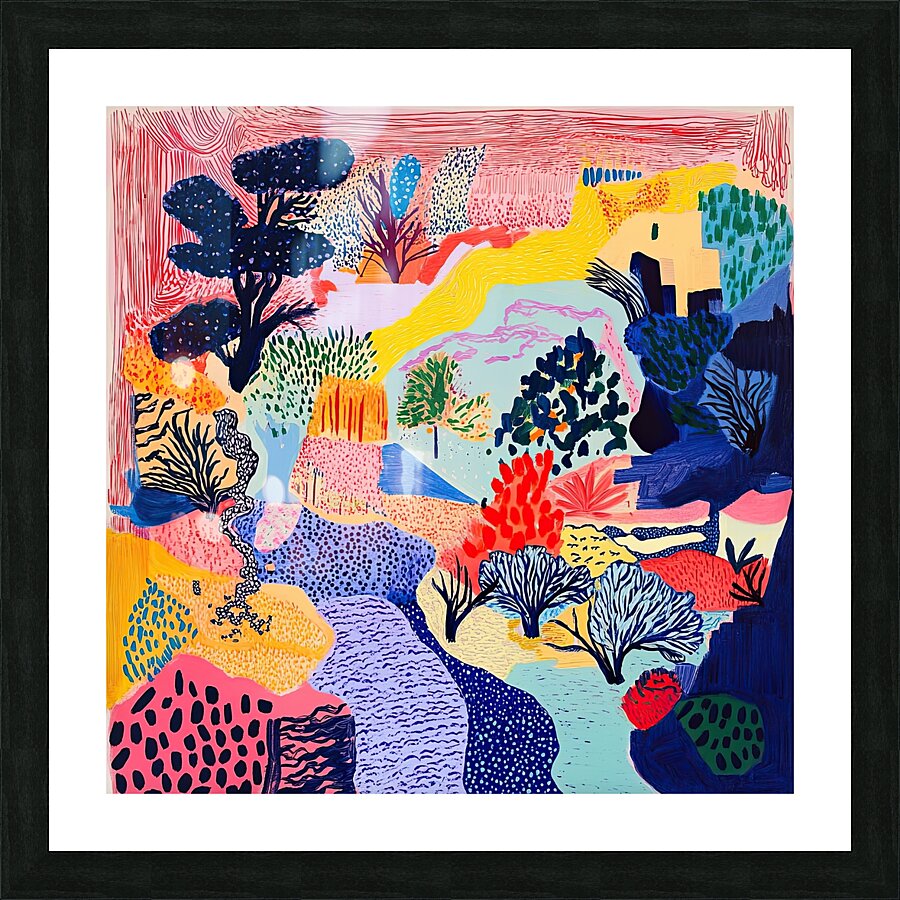 Chromatic Grove N92H7P 60 Picture Frame print