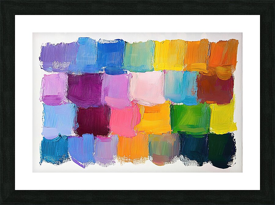 Chromatic Harmony Study 29HBNP 45 Picture Frame print