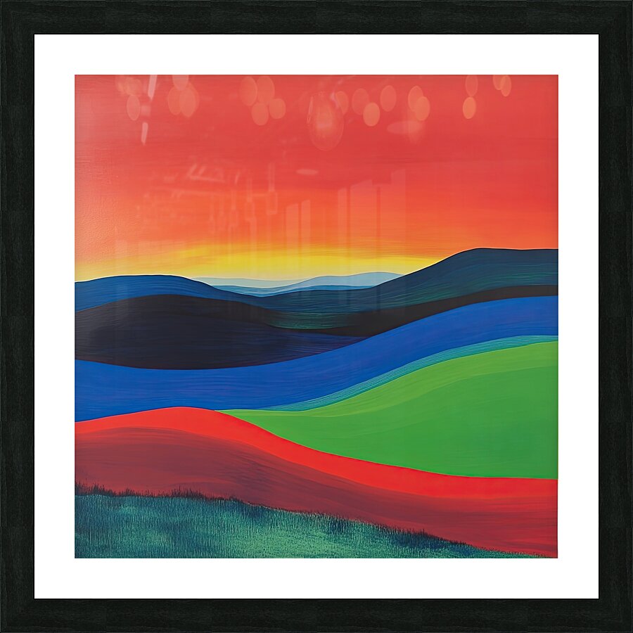 Chromatic Horizons 2P3H9N 53 Picture Frame print