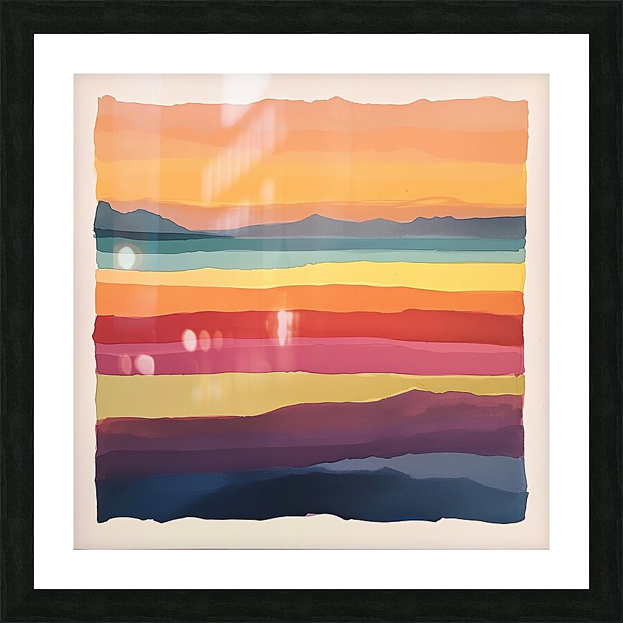 Chromatic Horizons 7P3D2H 53 Picture Frame print