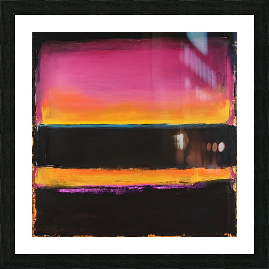 Chromatic Horizons H3C9N2 60 Picture Frame print