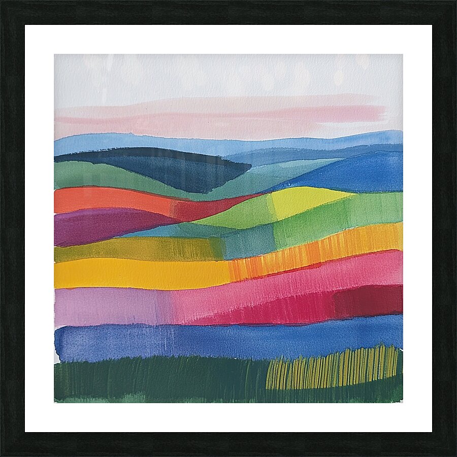 Chromatic Horizons H3N2P9 56 Picture Frame print