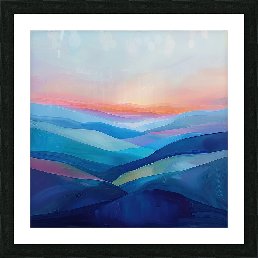 Chromatic Horizons H3P9N2 53 Picture Frame print